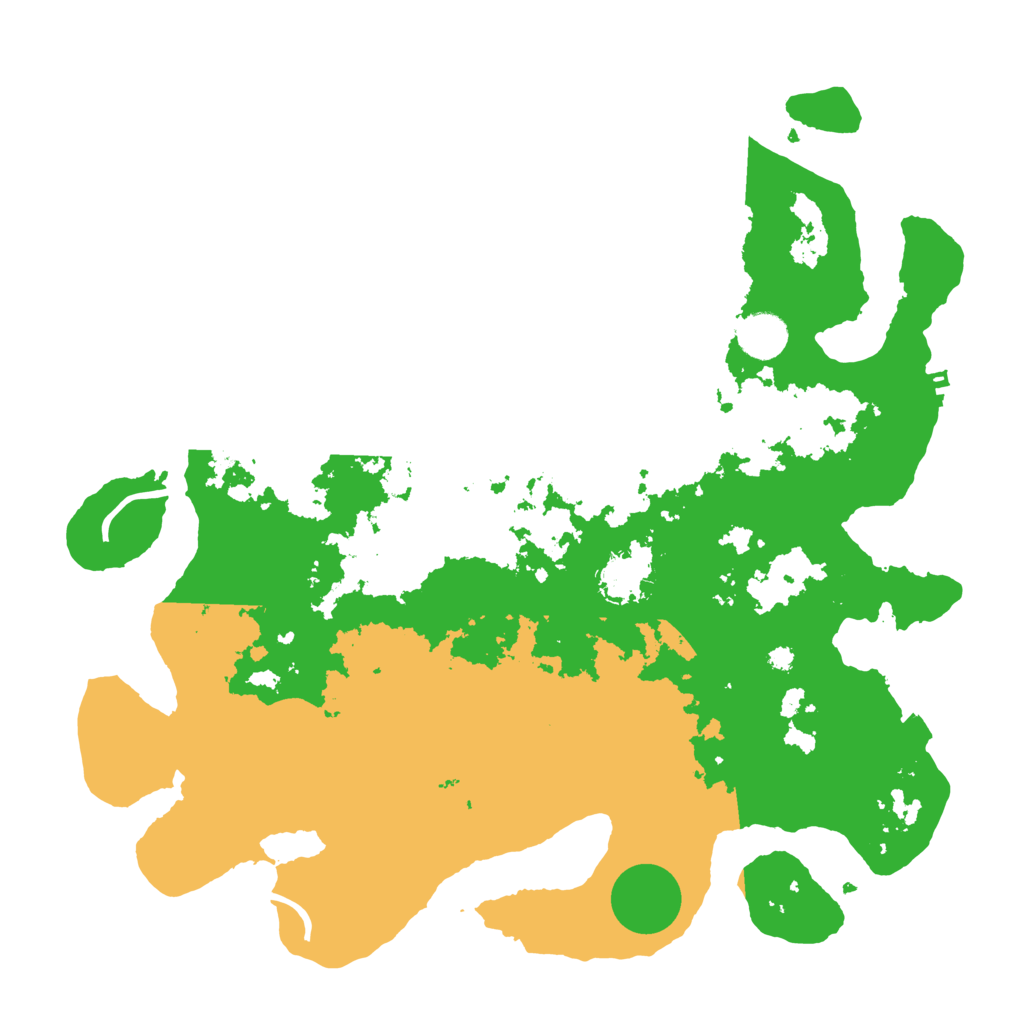 Biome Rust Map: Procedural Map, Size: 3850, Seed: 13519342