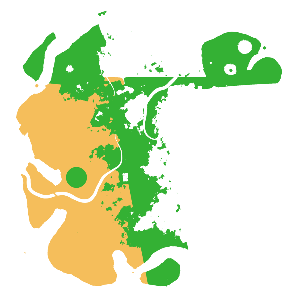 Biome Rust Map: Procedural Map, Size: 3900, Seed: 17205961