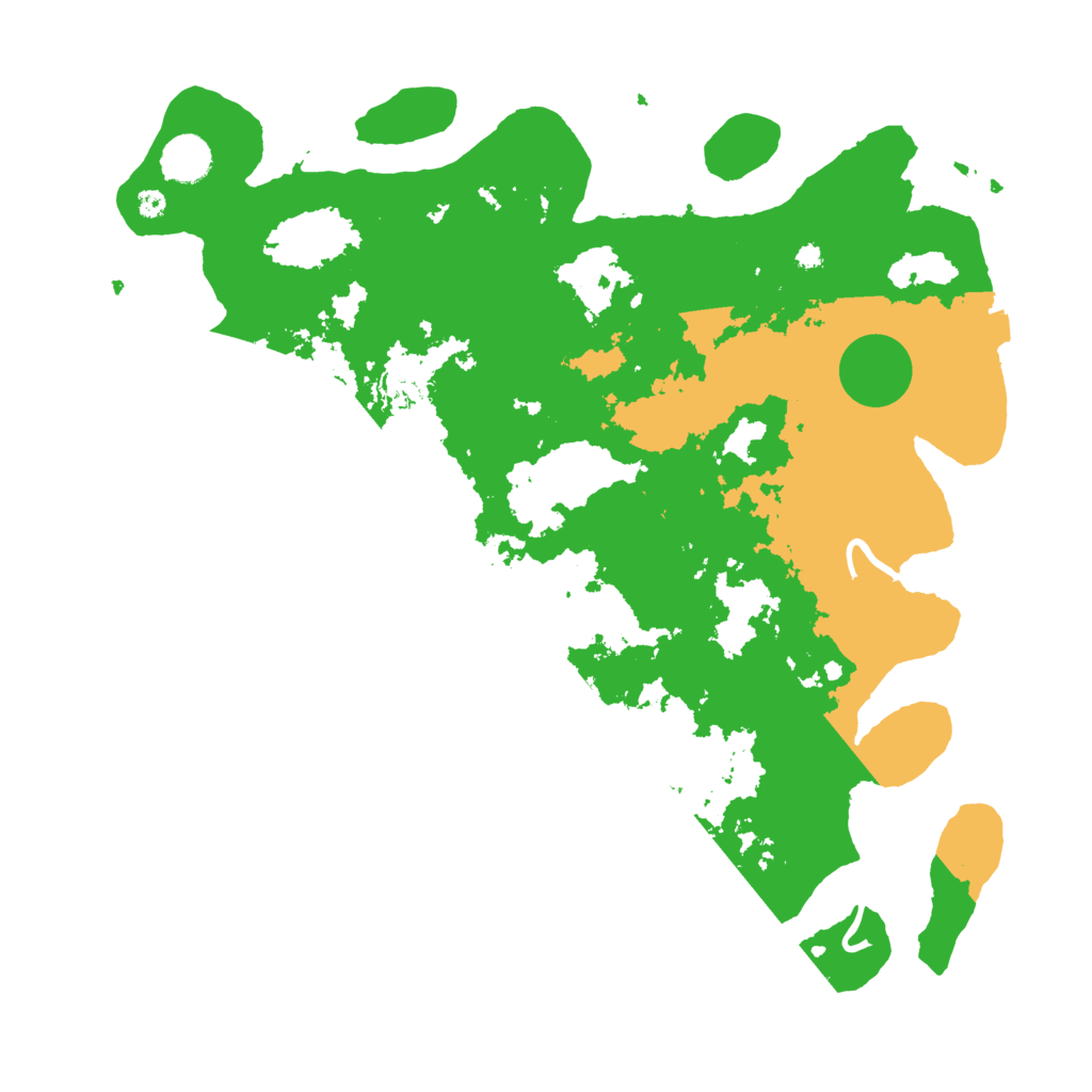 Biome Rust Map: Procedural Map, Size: 3950, Seed: 8127155