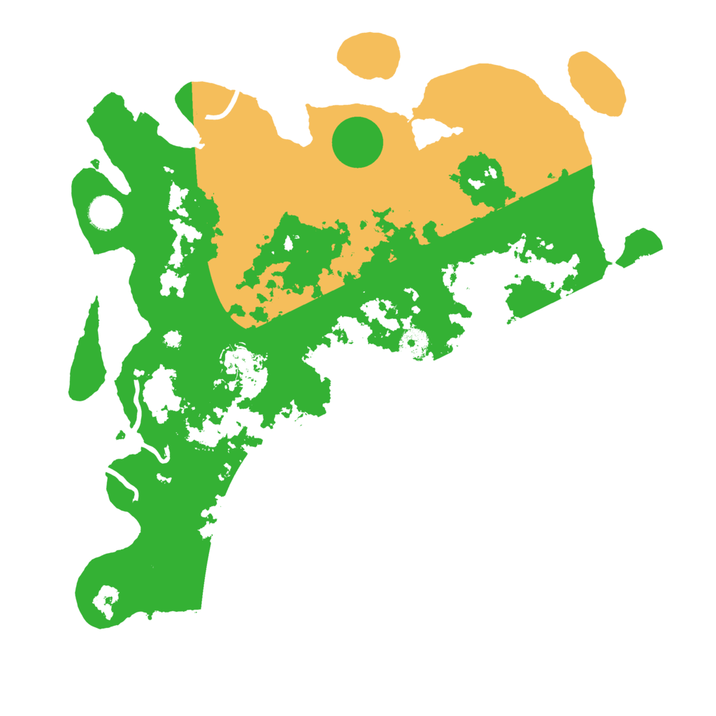 Biome Rust Map: Procedural Map, Size: 3700, Seed: 55240238