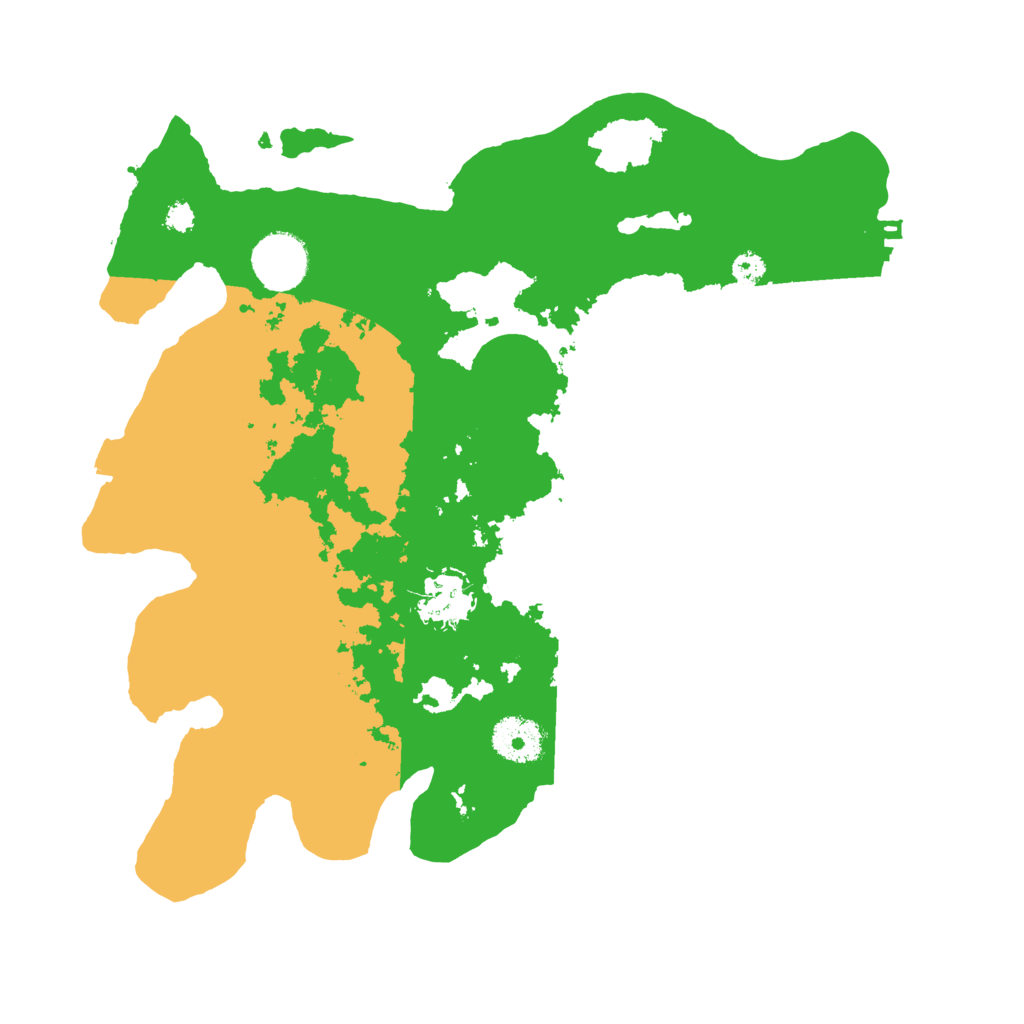 Biome Rust Map: Procedural Map, Size: 3250, Seed: 6841