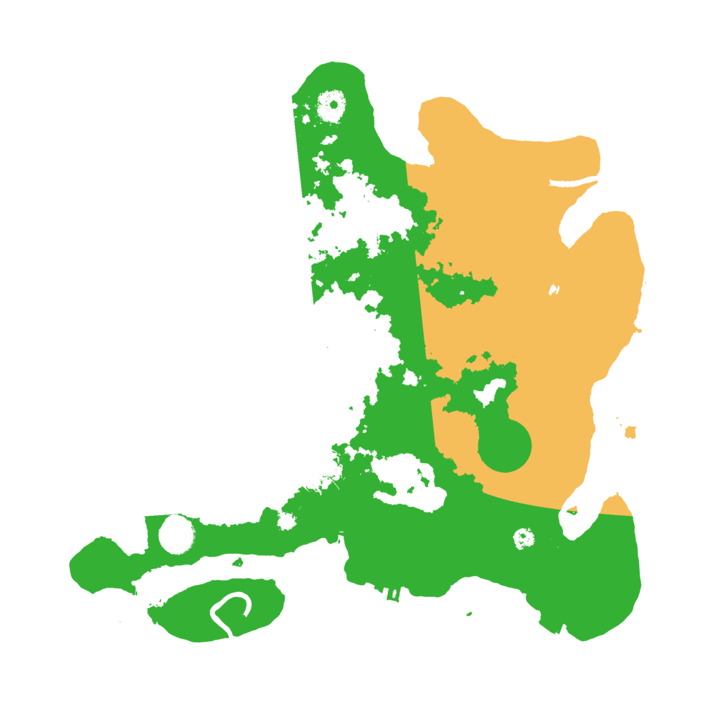 Biome Rust Map: Procedural Map, Size: 3500, Seed: 427308782