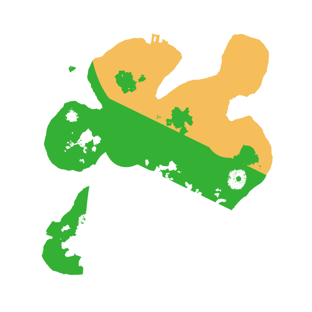 Biome Rust Map: Procedural Map, Size: 2400, Seed: 1548206743