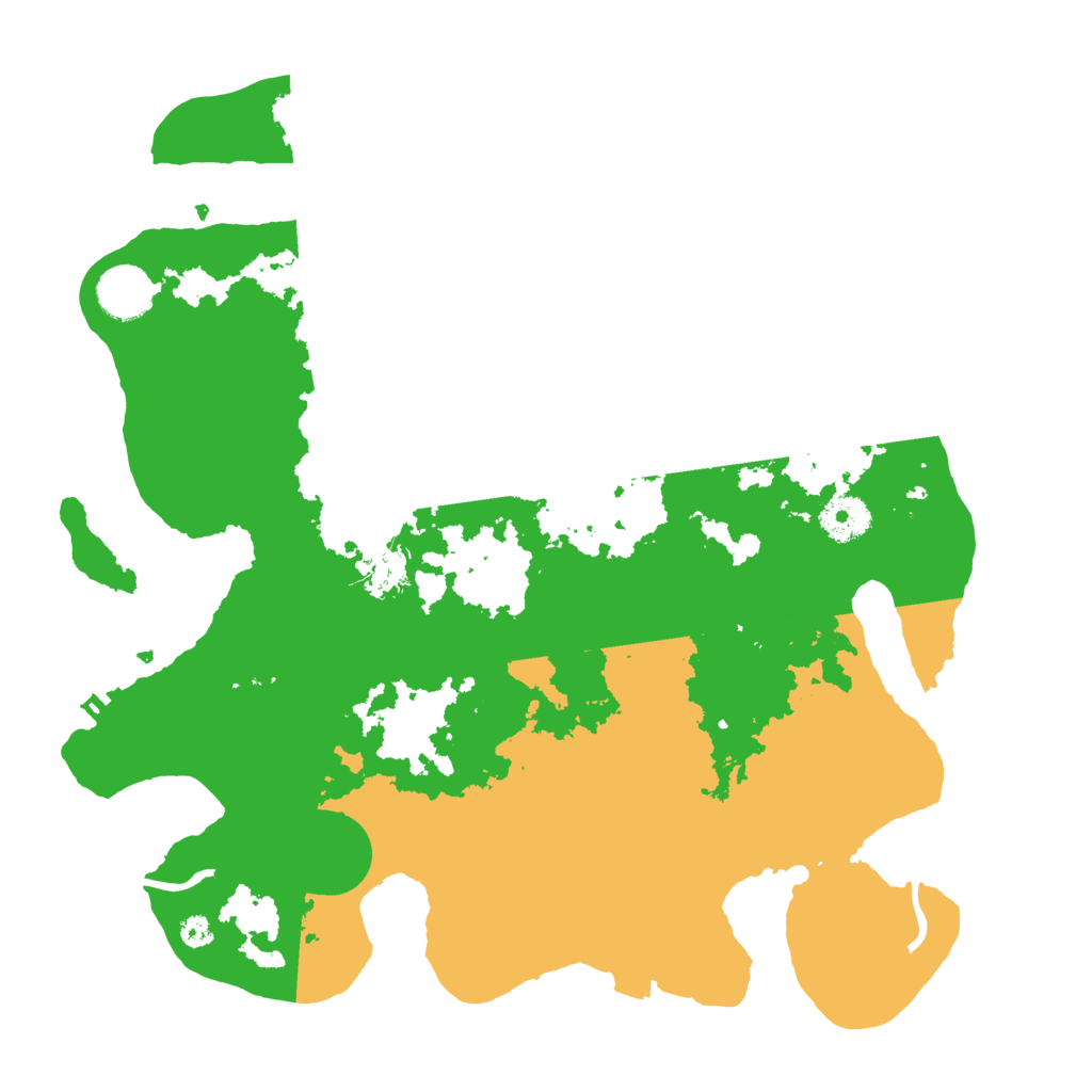 Biome Rust Map: Procedural Map, Size: 3500, Seed: 1197036094