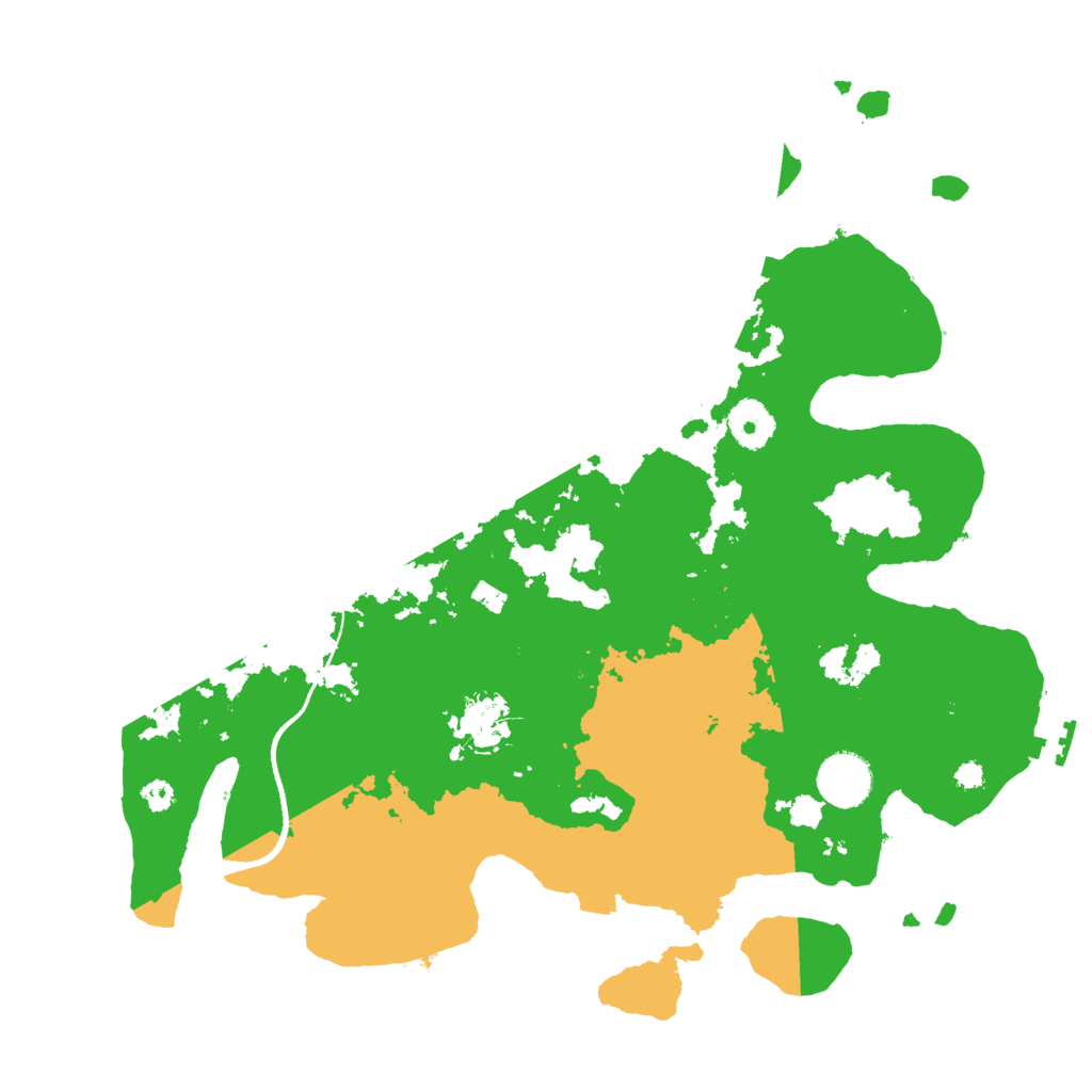 Biome Rust Map: Procedural Map, Size: 3500, Seed: 831098198