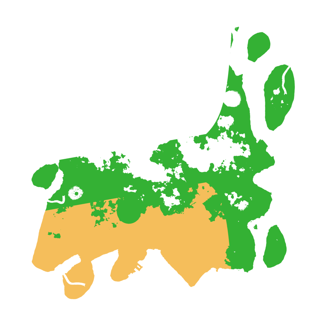 Biome Rust Map: Procedural Map, Size: 3500, Seed: 2145374357