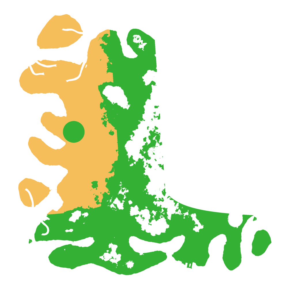 Biome Rust Map: Procedural Map, Size: 3600, Seed: 90894778