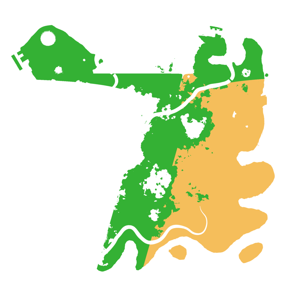 Biome Rust Map: Procedural Map, Size: 3500, Seed: 1081770962
