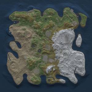 Thumbnail Rust Map: Procedural Map, Size: 3700, Seed: 1484306118, 18 Monuments
