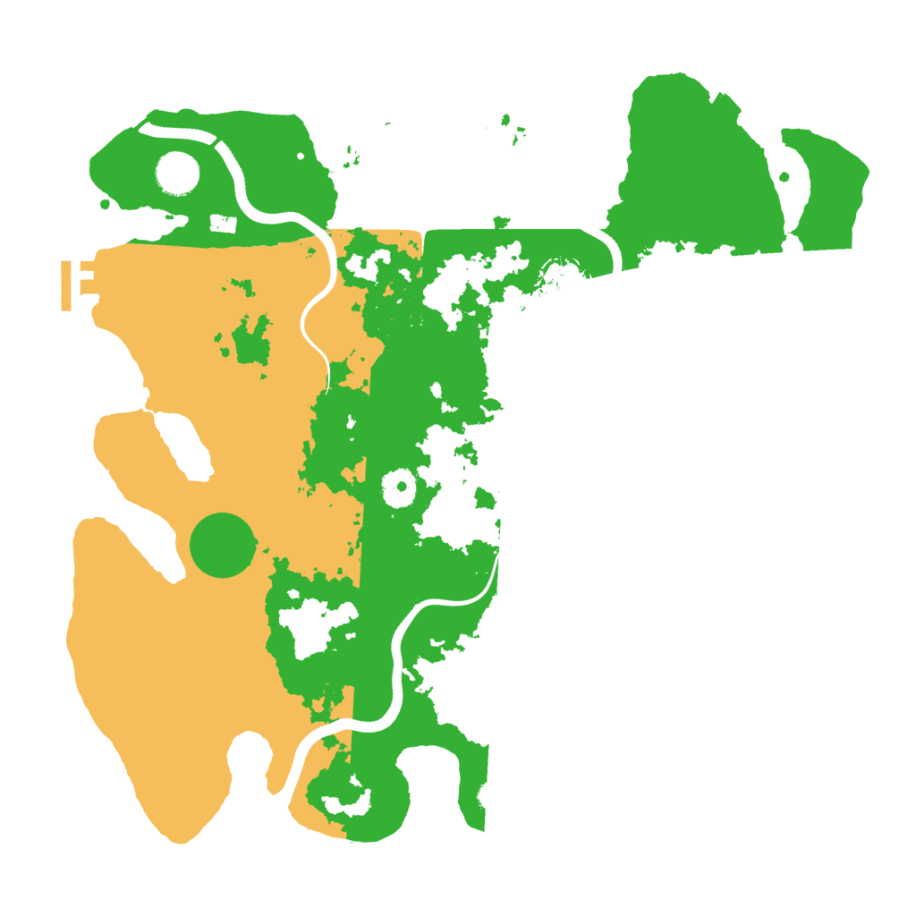Biome Rust Map: Procedural Map, Size: 3700, Seed: 1484306118
