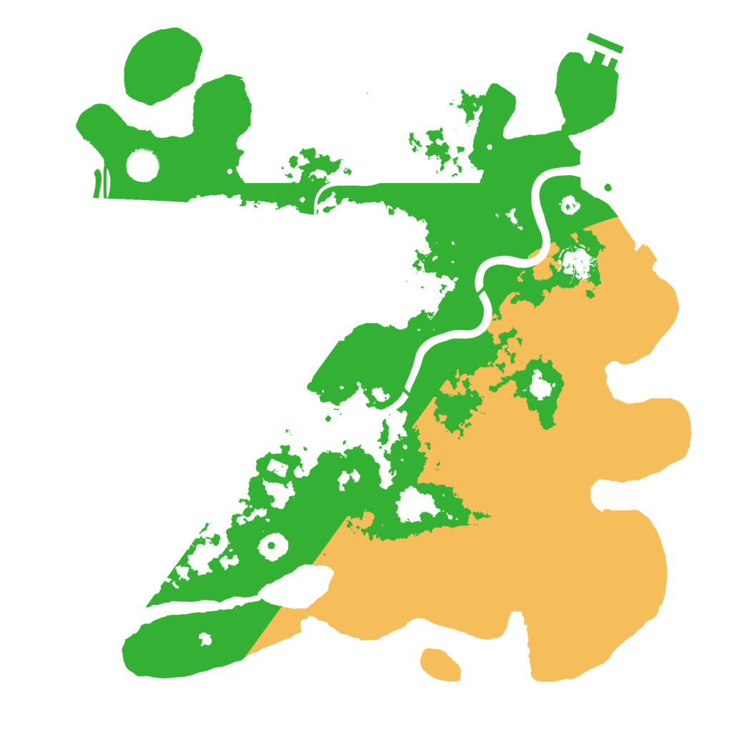 Biome Rust Map: Procedural Map, Size: 3950, Seed: 57033123