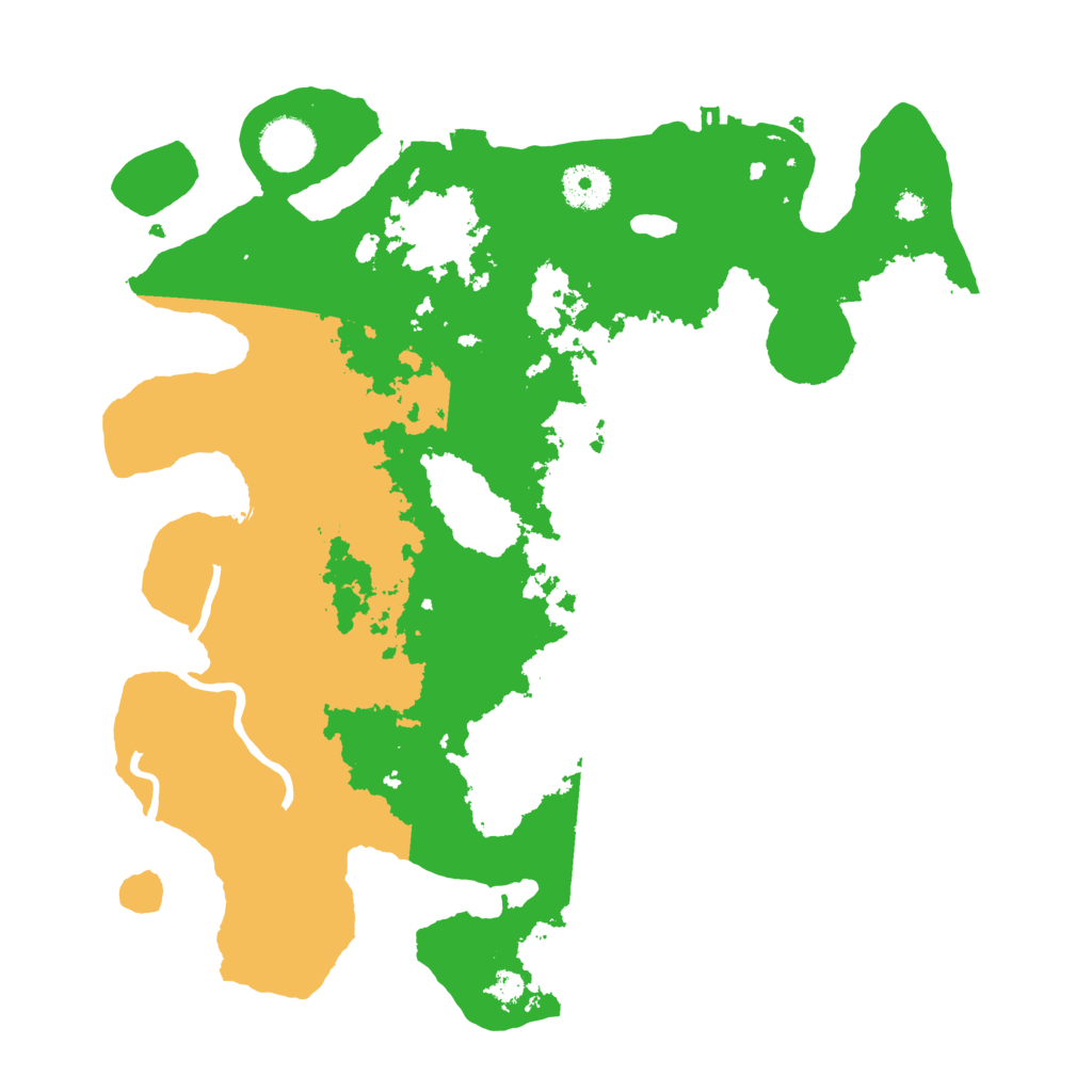 Biome Rust Map: Procedural Map, Size: 3500, Seed: 2032774926