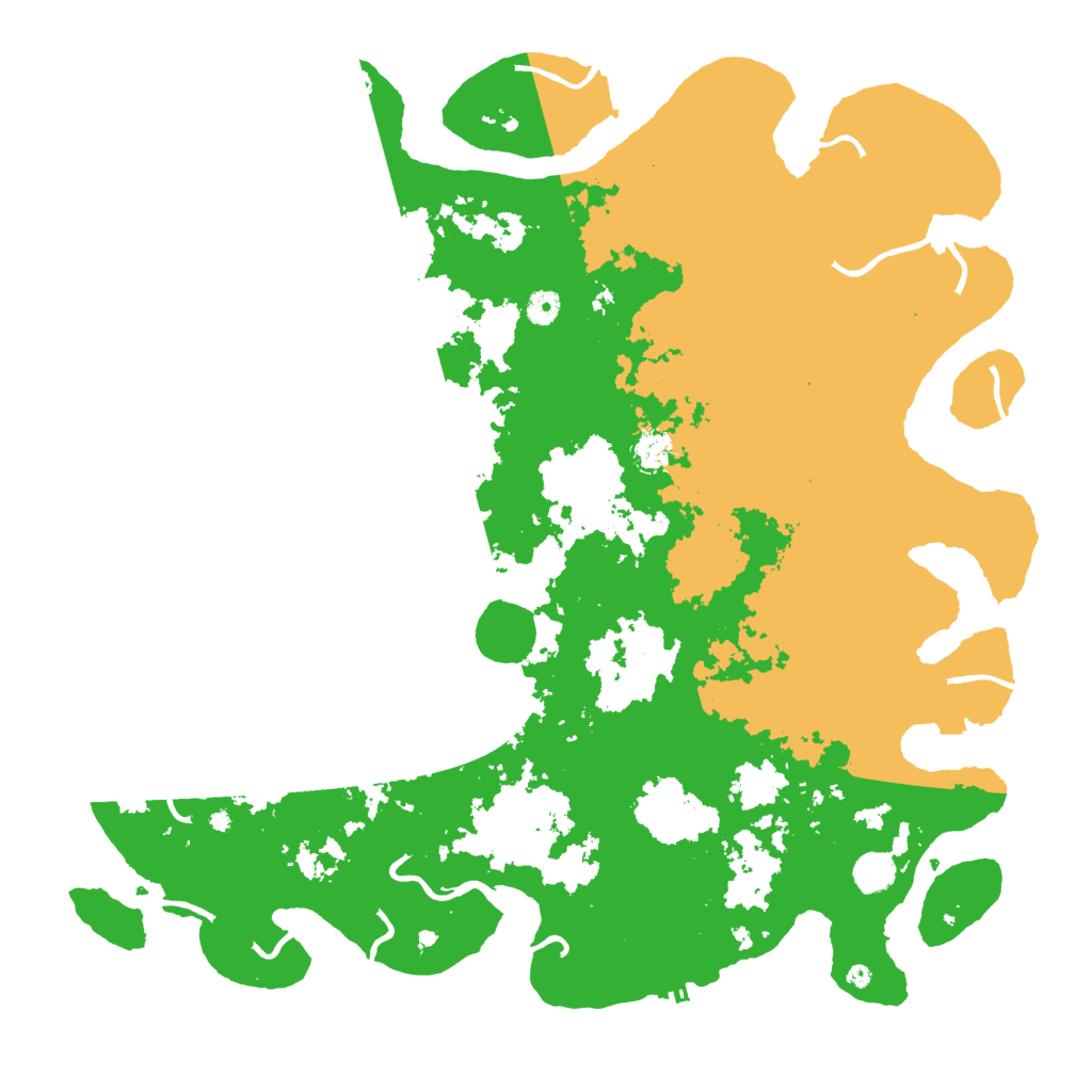 Biome Rust Map: Procedural Map, Size: 4800, Seed: 1233589541