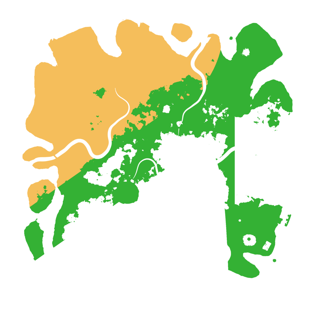 Biome Rust Map: Procedural Map, Size: 3750, Seed: 34345