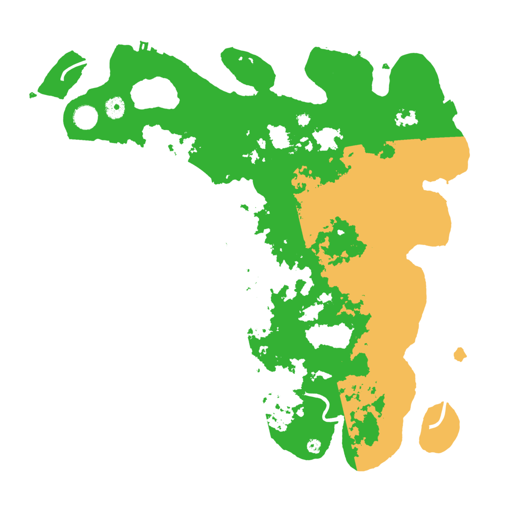 Biome Rust Map: Procedural Map, Size: 3700, Seed: 345915062