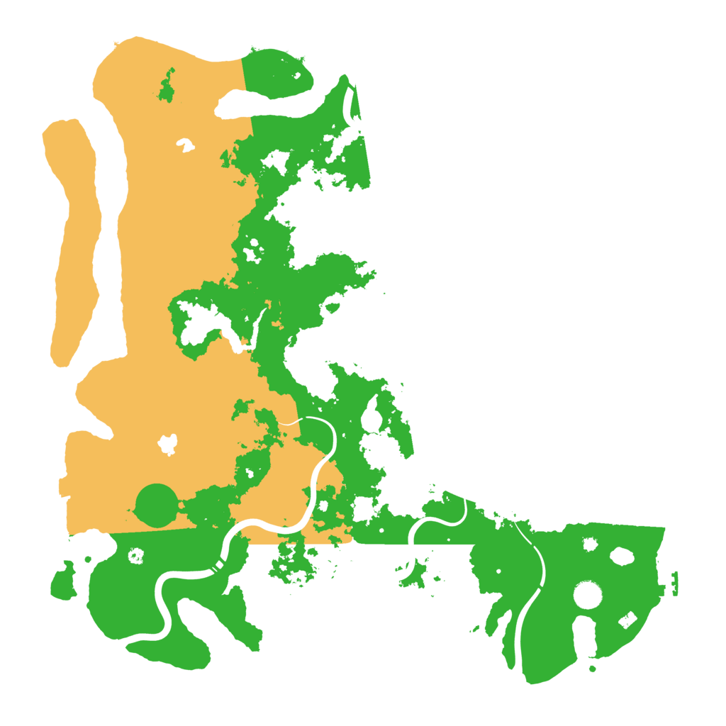 Biome Rust Map: Procedural Map, Size: 4500, Seed: 514278761