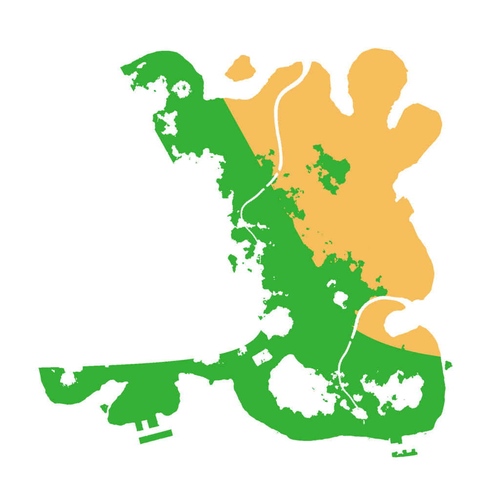 Biome Rust Map: Procedural Map, Size: 3000, Seed: 19037