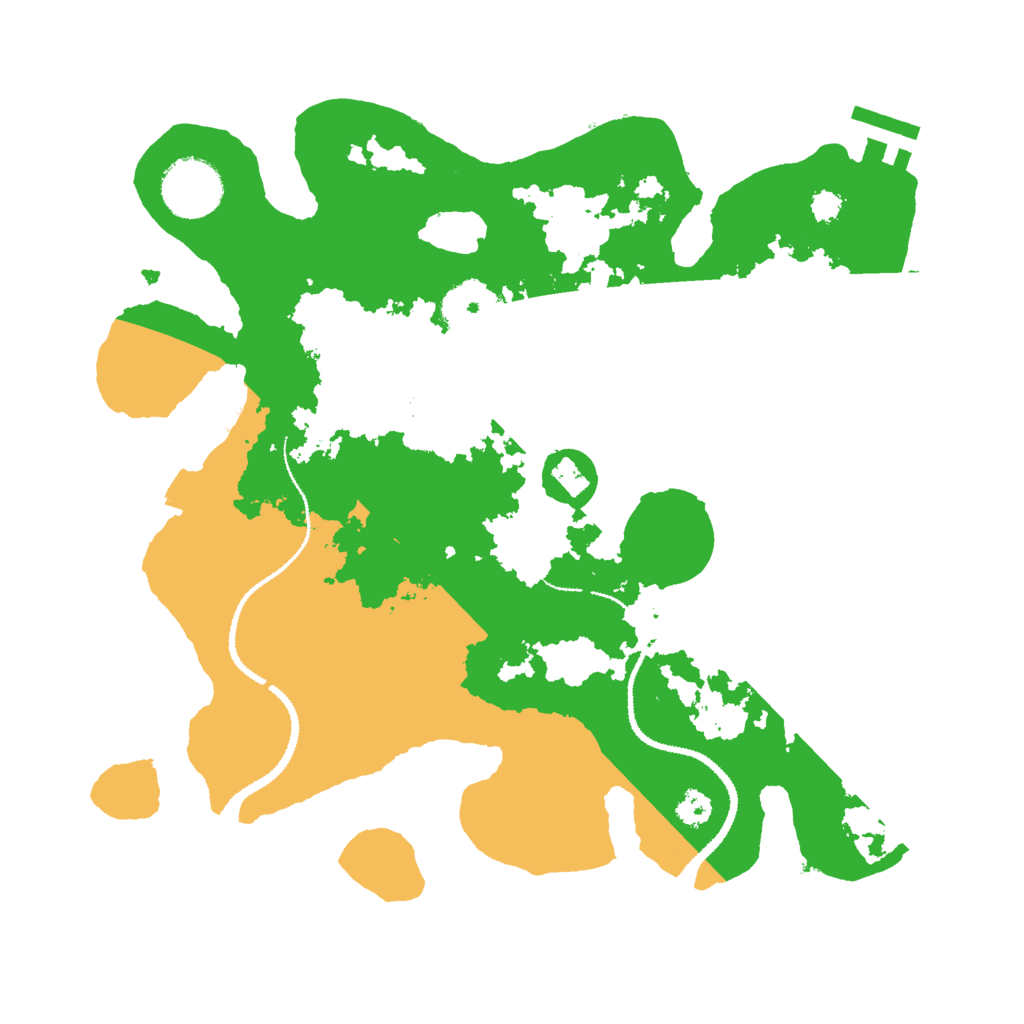 Biome Rust Map: Procedural Map, Size: 3000, Seed: 1136152424