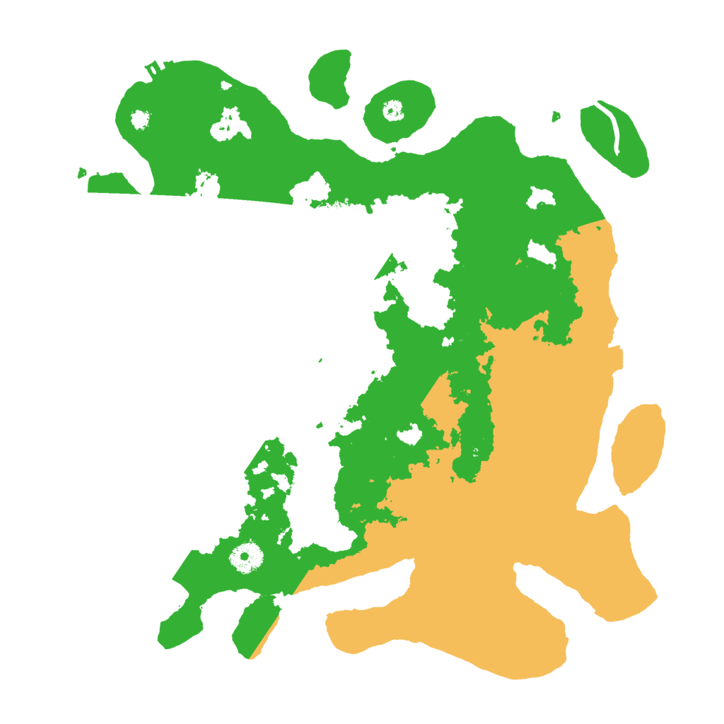 Biome Rust Map: Procedural Map, Size: 3500, Seed: 112943653