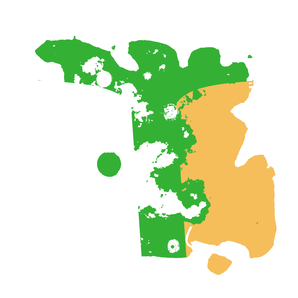 Biome Rust Map: Procedural Map, Size: 3500, Seed: 649710952