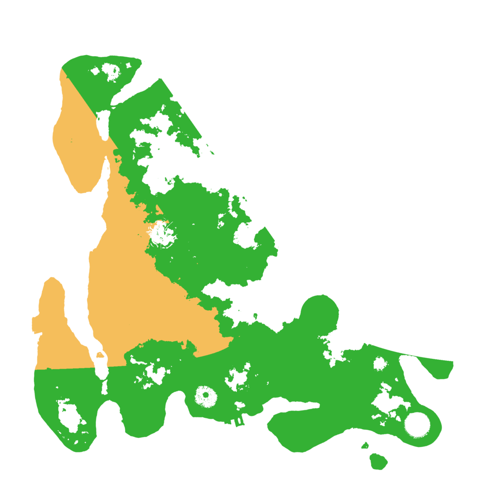 Biome Rust Map: Procedural Map, Size: 3500, Seed: 78426003