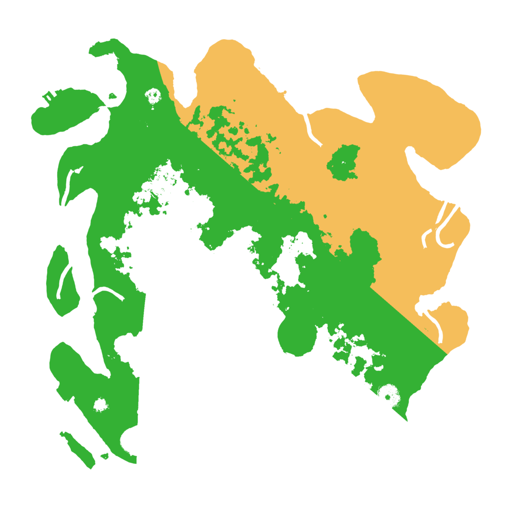 Biome Rust Map: Procedural Map, Size: 3500, Seed: 23644