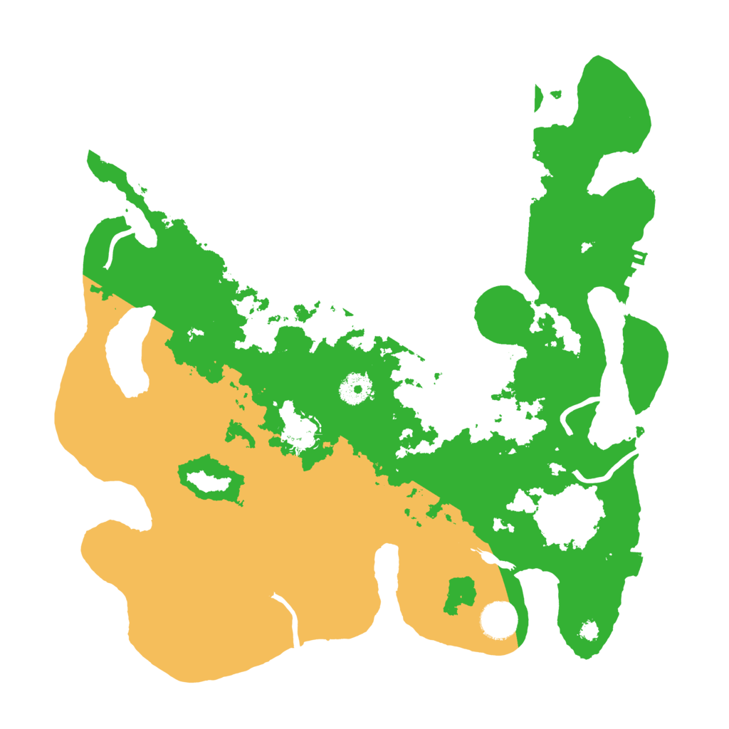 Biome Rust Map: Procedural Map, Size: 3500, Seed: 498737768