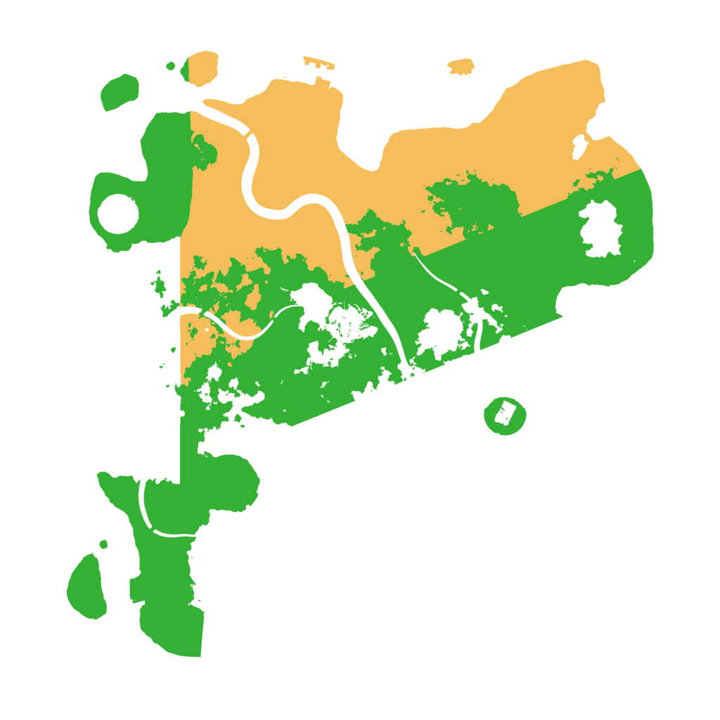 Biome Rust Map: Procedural Map, Size: 3400, Seed: 22760729