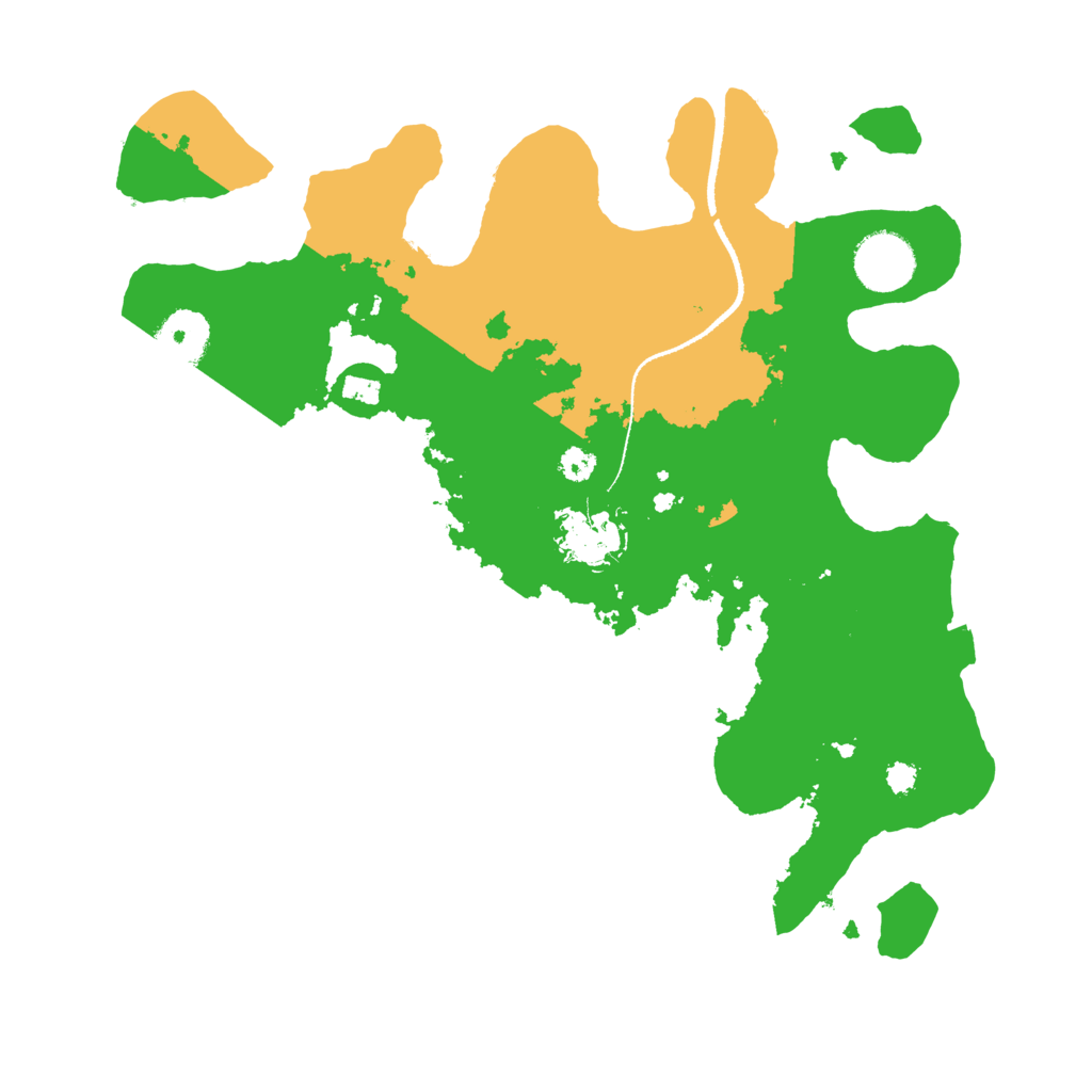 Biome Rust Map: Procedural Map, Size: 3200, Seed: 792533276