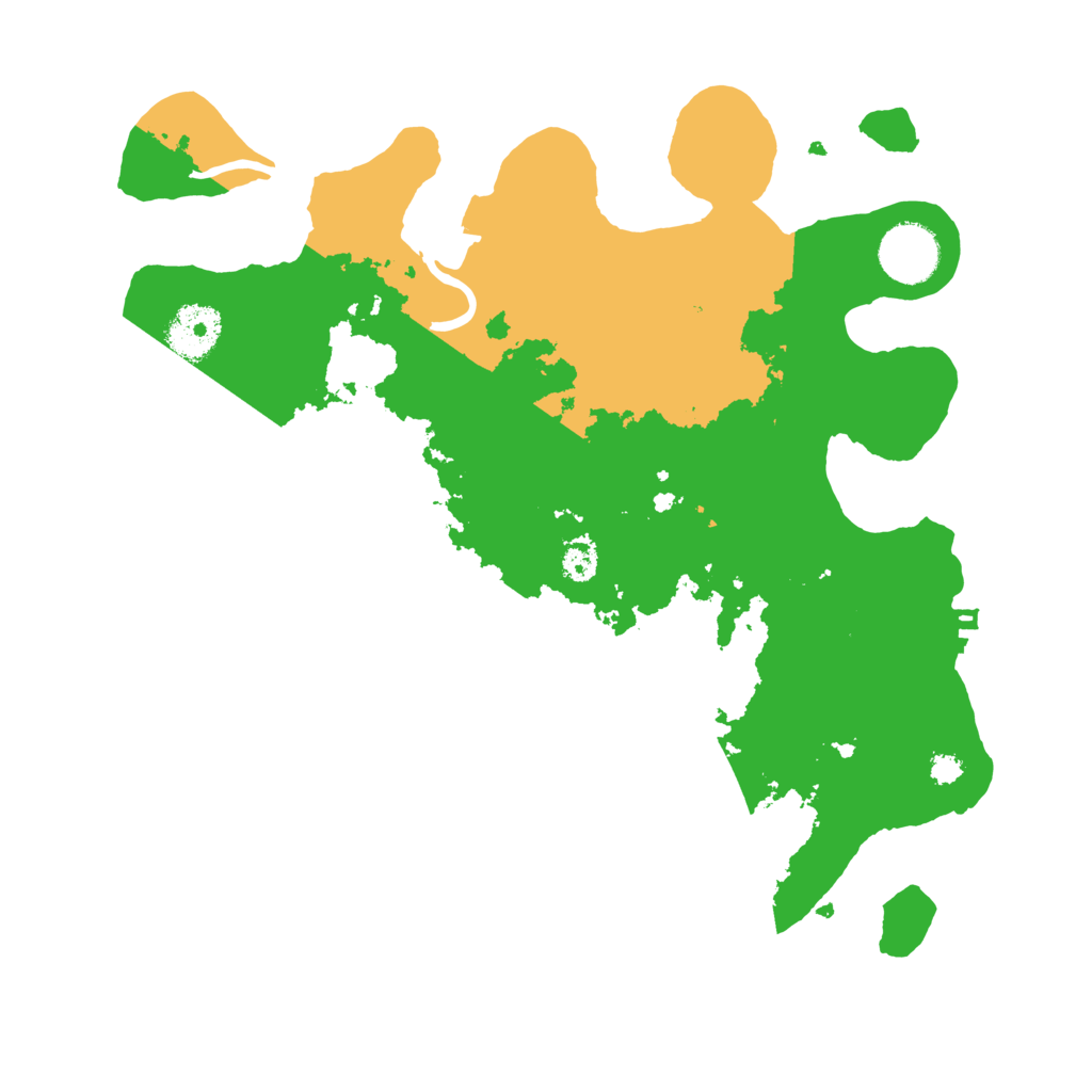 Biome Rust Map: Procedural Map, Size: 3200, Seed: 792533276