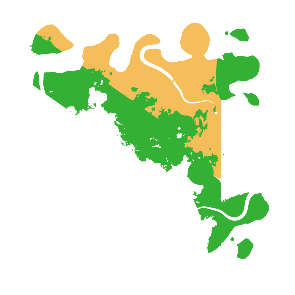 Biome Rust Map: Procedural Map, Size: 3200, Seed: 792533276