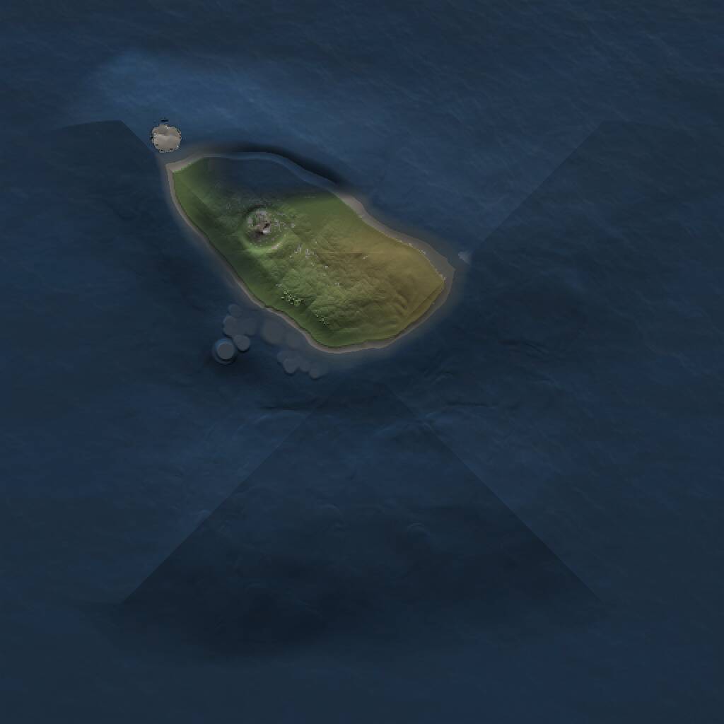 Rust Map: Procedural Map, Size: 1000, Seed: 273416661, 1 Monuments