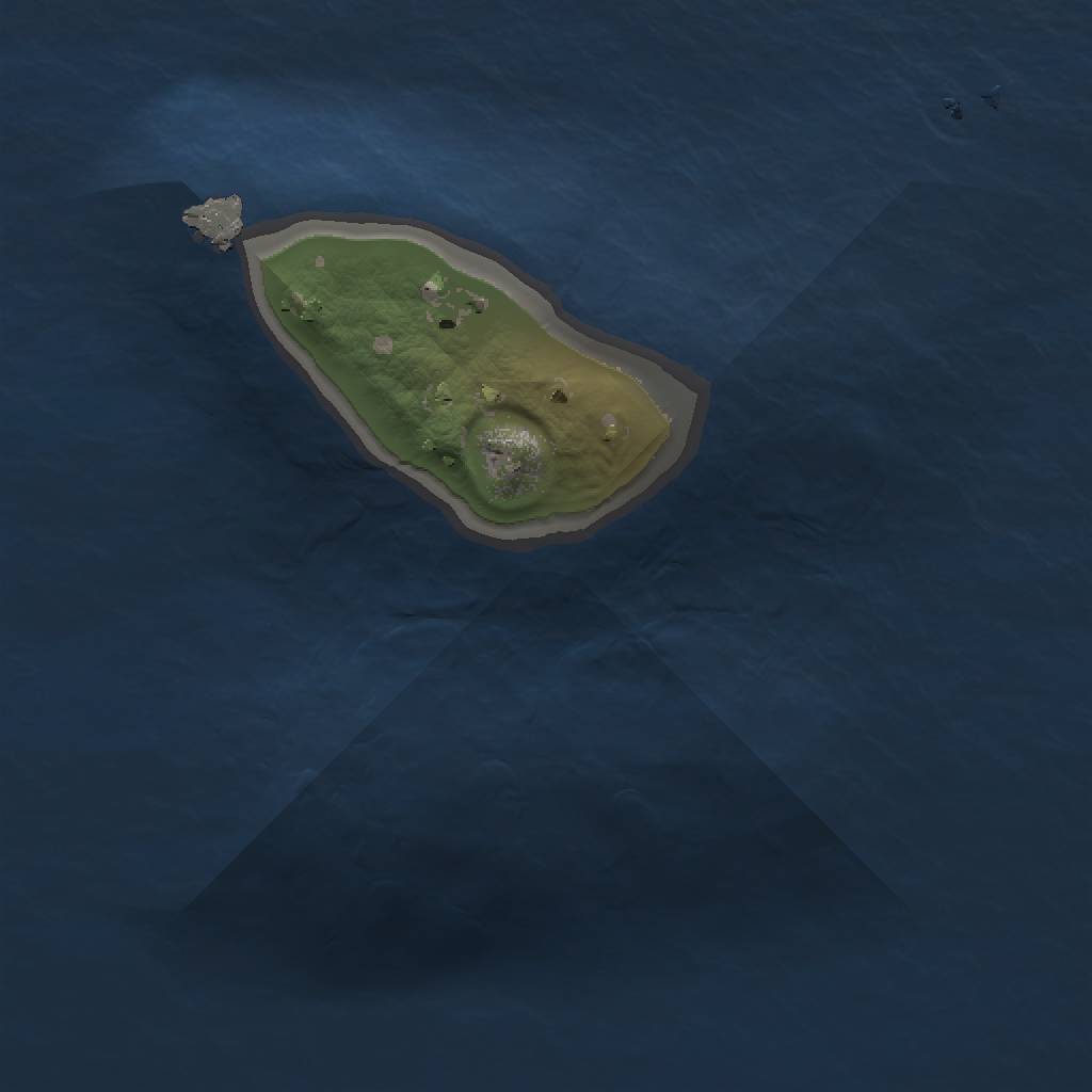 Rust Map: Procedural Map, Size: 1000, Seed: 273416661, 3 Monuments