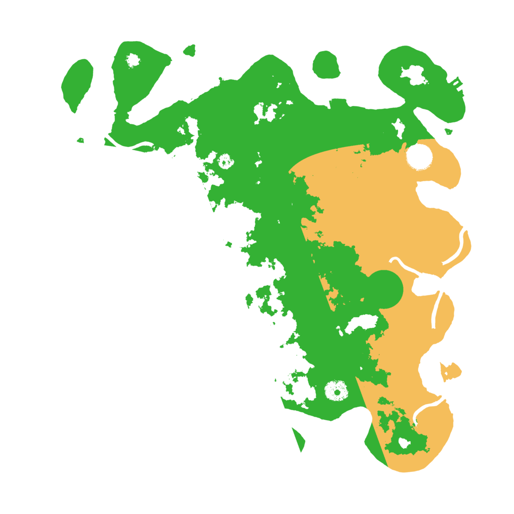 Biome Rust Map: Procedural Map, Size: 3500, Seed: 1874611