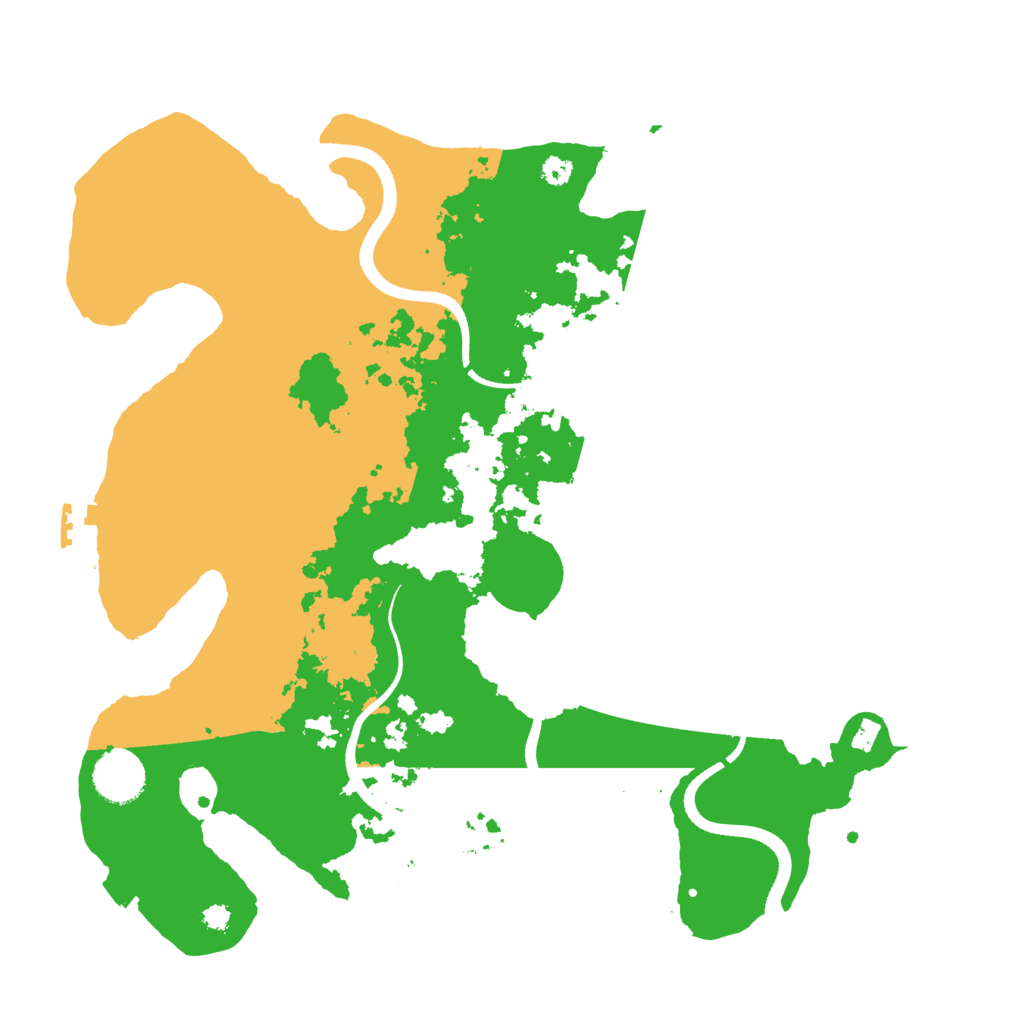 Biome Rust Map: Procedural Map, Size: 3500, Seed: 1524663816