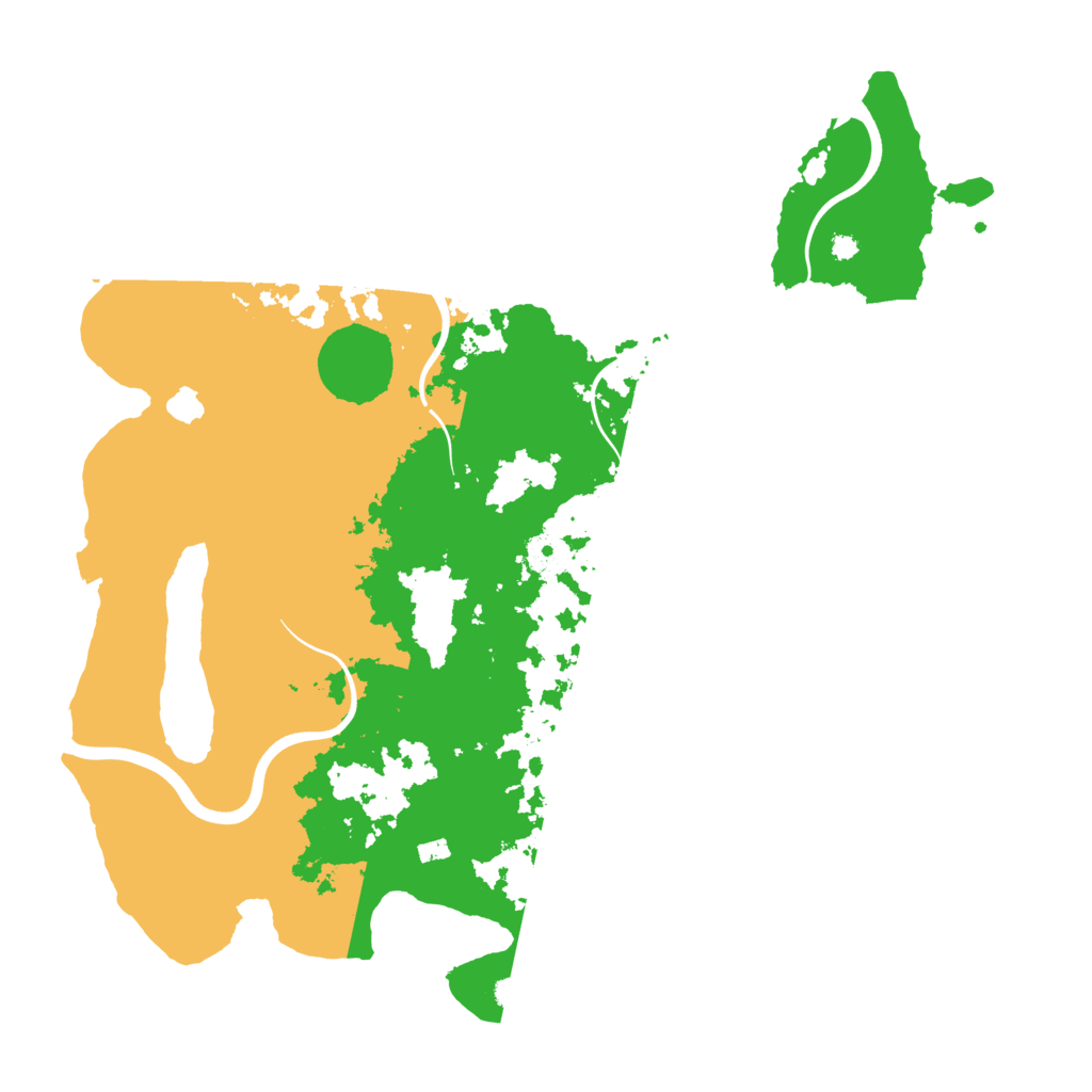 Biome Rust Map: Procedural Map, Size: 3850, Seed: 93745372