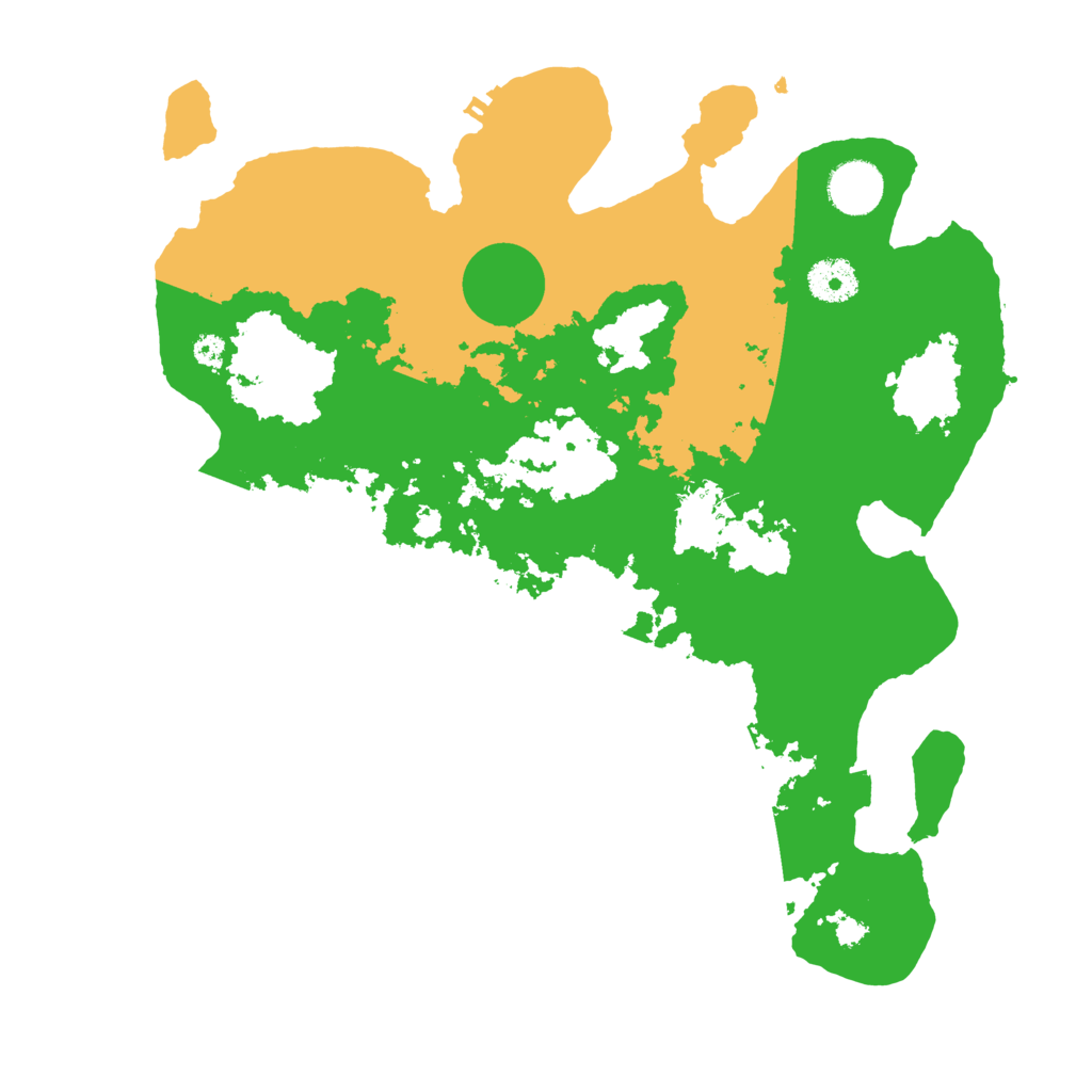 Biome Rust Map: Procedural Map, Size: 3500, Seed: 40560723