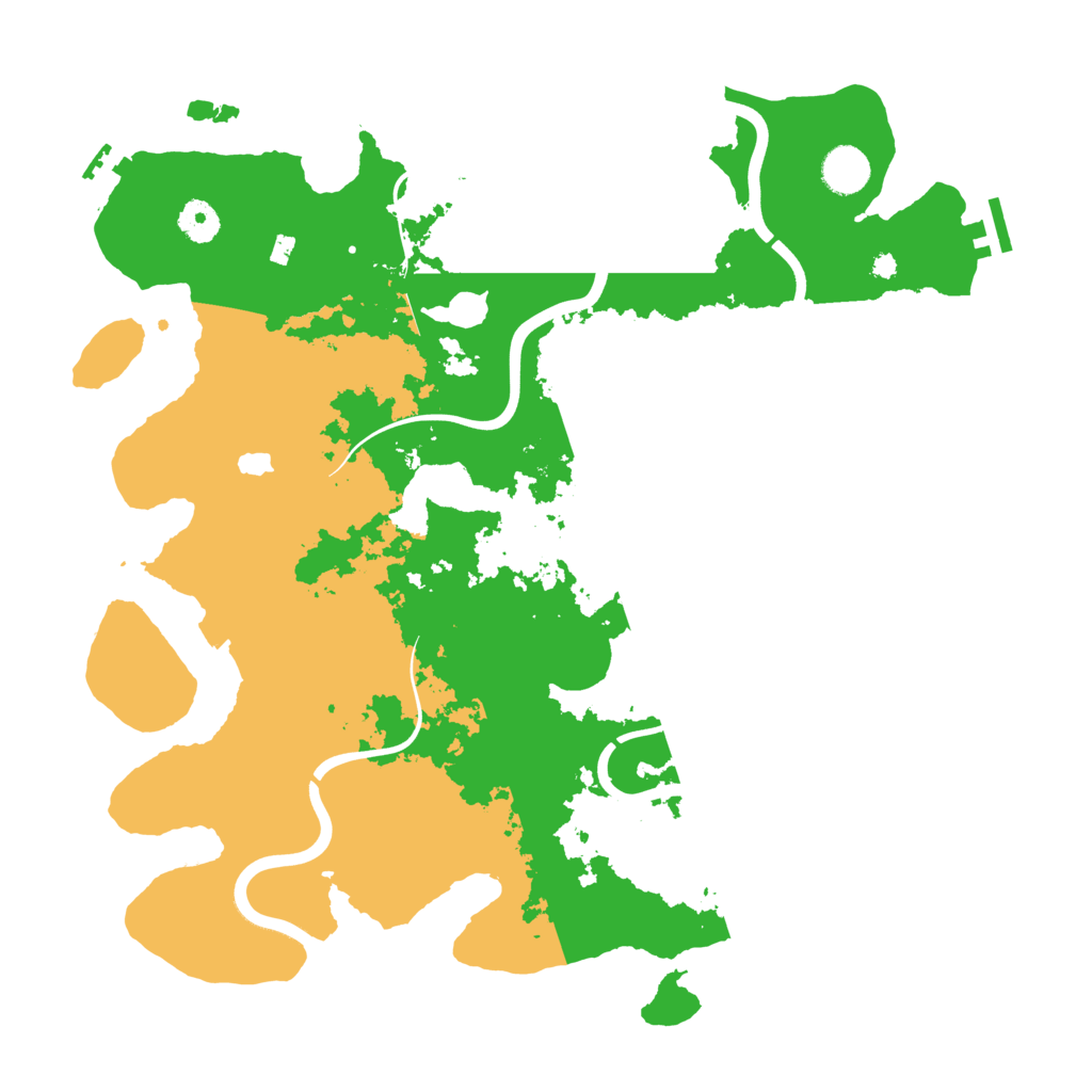 Biome Rust Map: Procedural Map, Size: 4000, Seed: 69006080