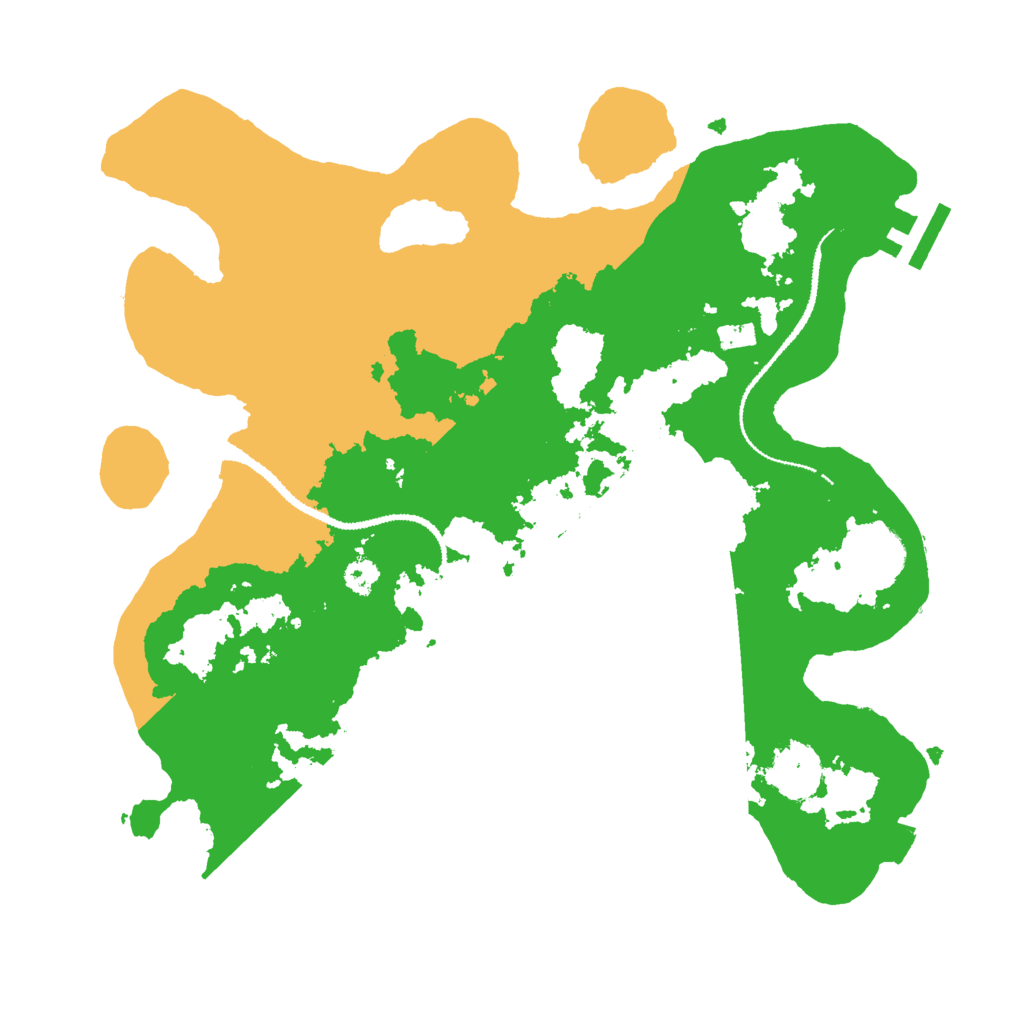 Biome Rust Map: Procedural Map, Size: 3000, Seed: 1574581949