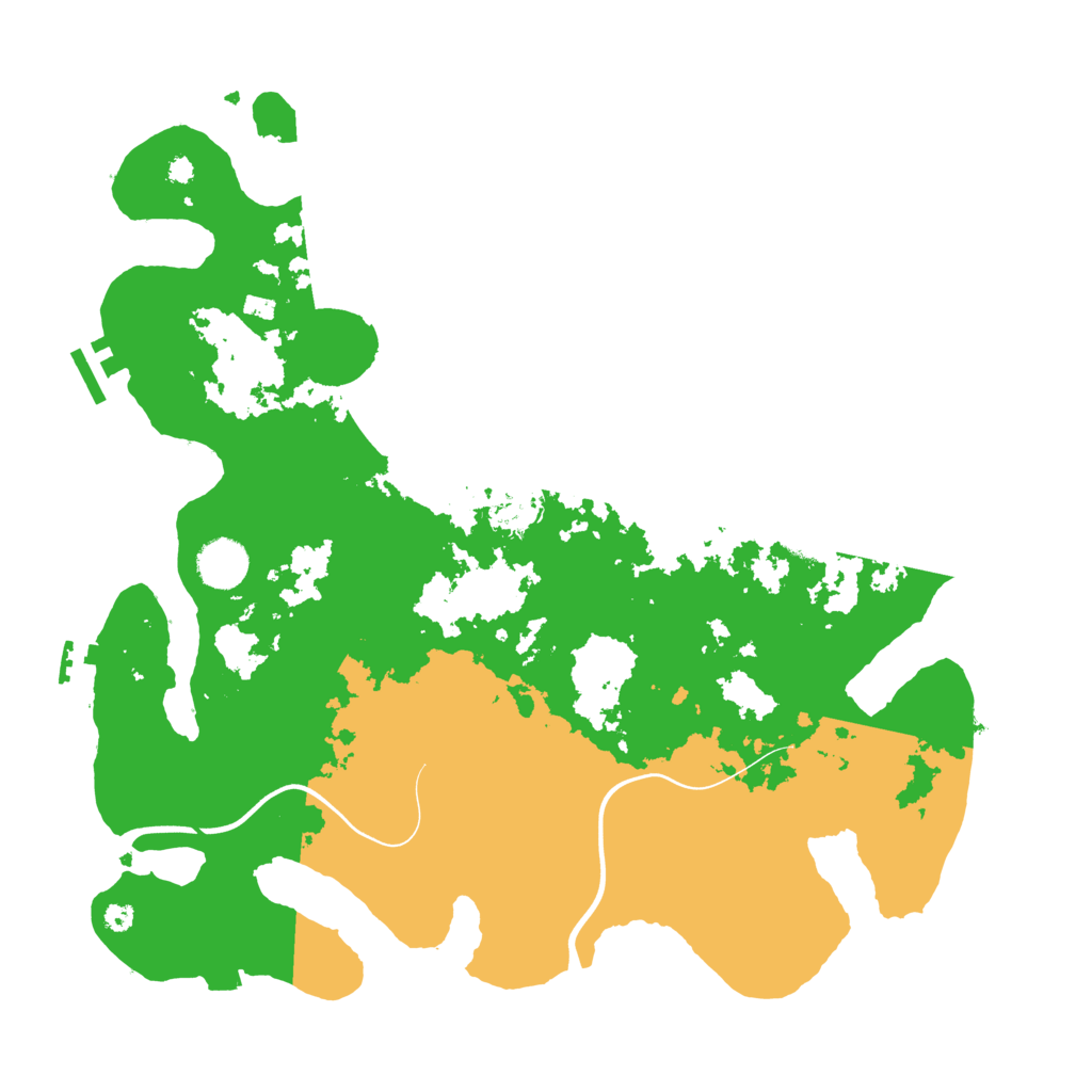 Biome Rust Map: Procedural Map, Size: 3800, Seed: 92131975