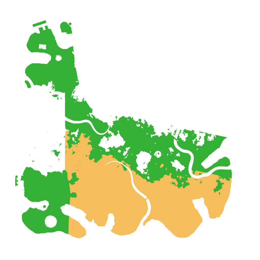Biome Rust Map: Procedural Map, Size: 3800, Seed: 92131975