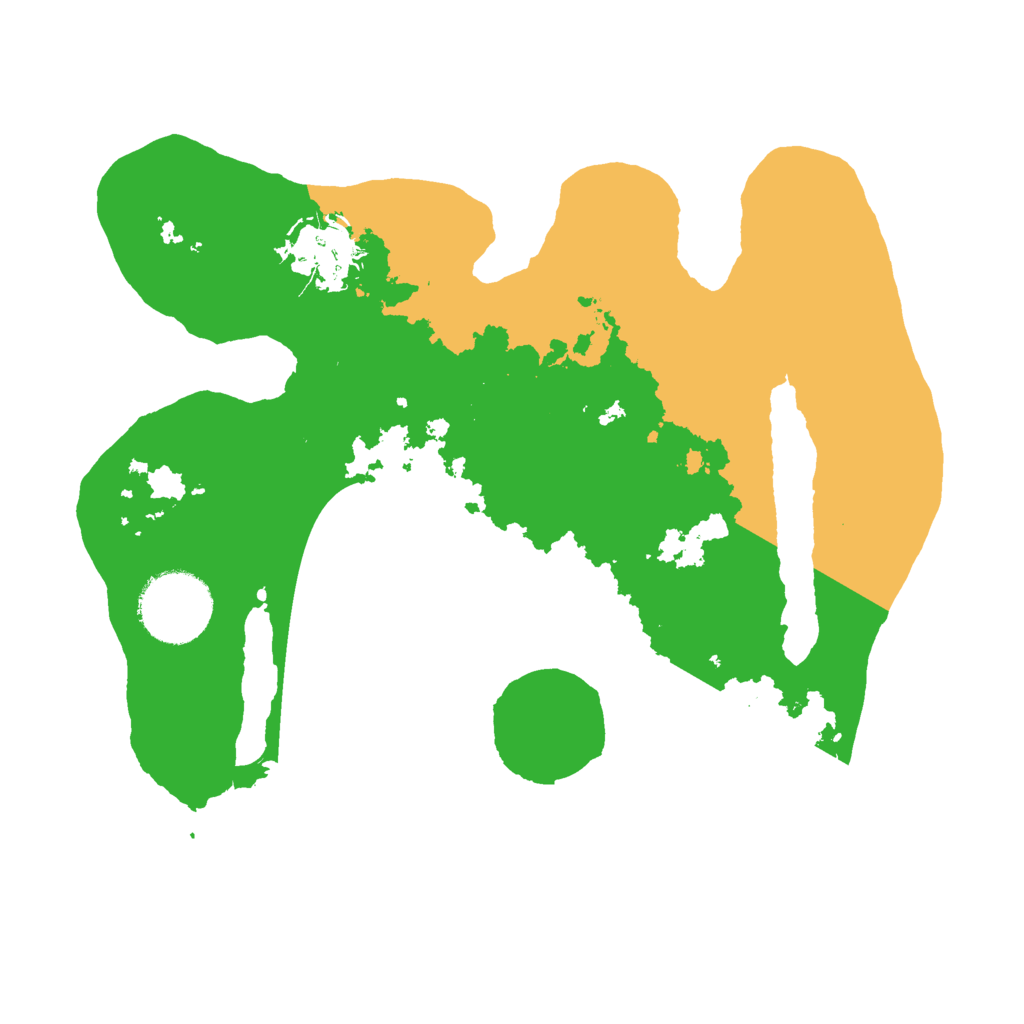 Biome Rust Map: Barren, Size: 2500, Seed: 26670705