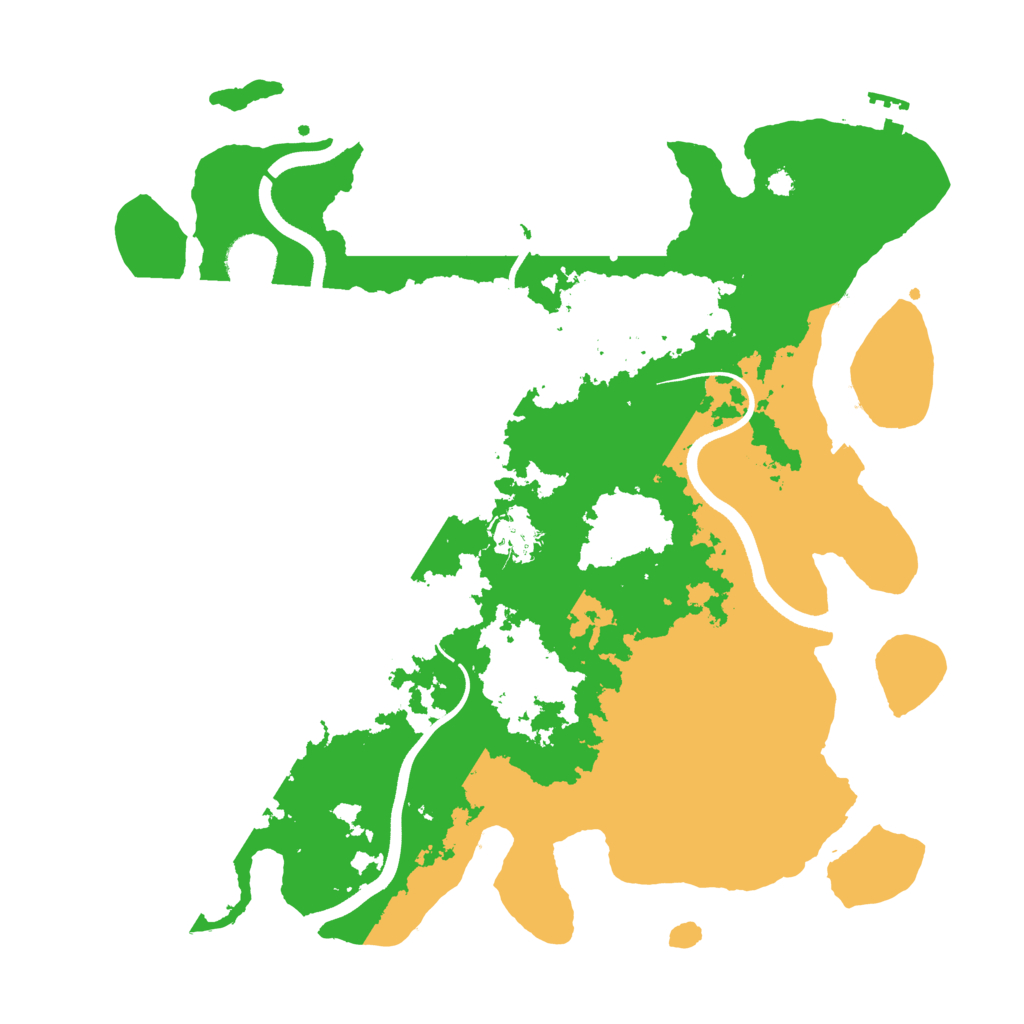 Biome Rust Map: Procedural Map, Size: 3650, Seed: 76226838