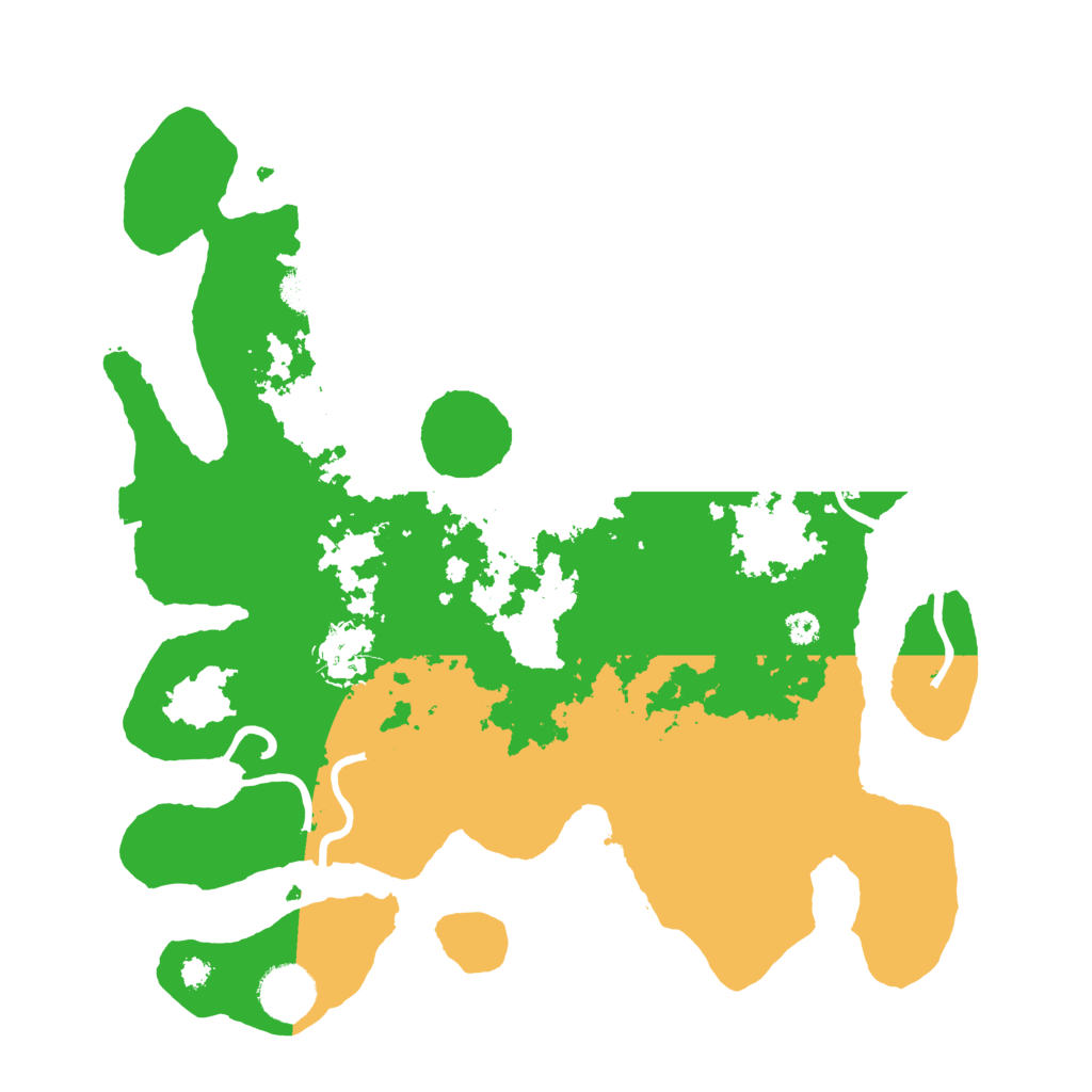 Biome Rust Map: Procedural Map, Size: 3400, Seed: 92077263