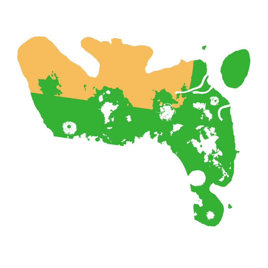 Biome Rust Map: Procedural Map, Size: 3000, Seed: 2071233153