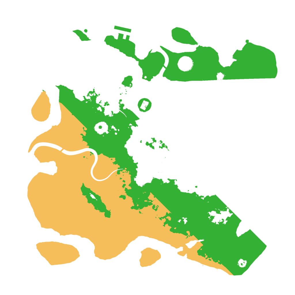Biome Rust Map: Procedural Map, Size: 3500, Seed: 825210091