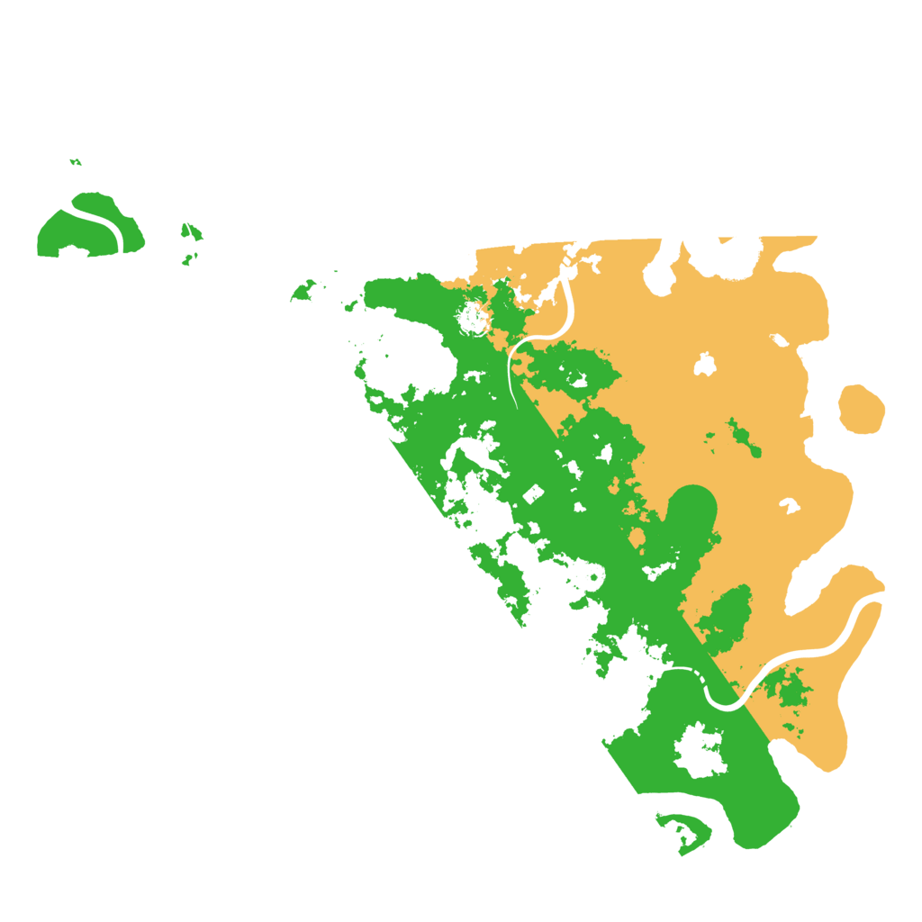 Biome Rust Map: Procedural Map, Size: 5000, Seed: 710