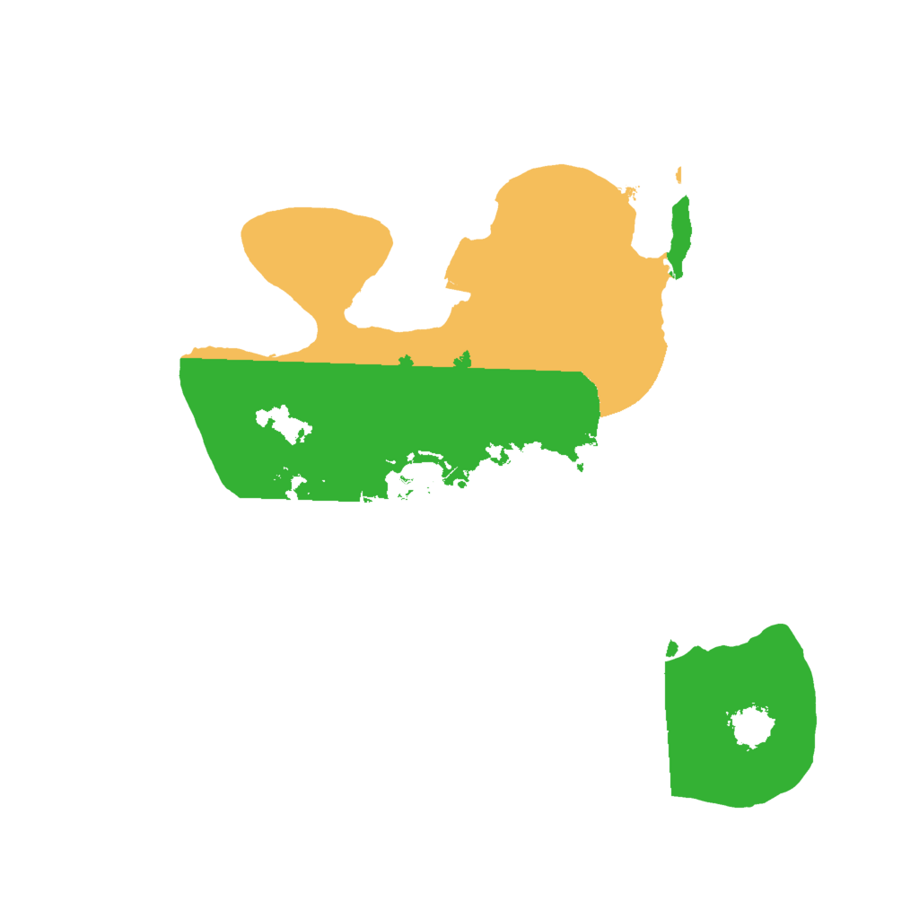 Biome Rust Map: Procedural Map, Size: 2000, Seed: 2115359723