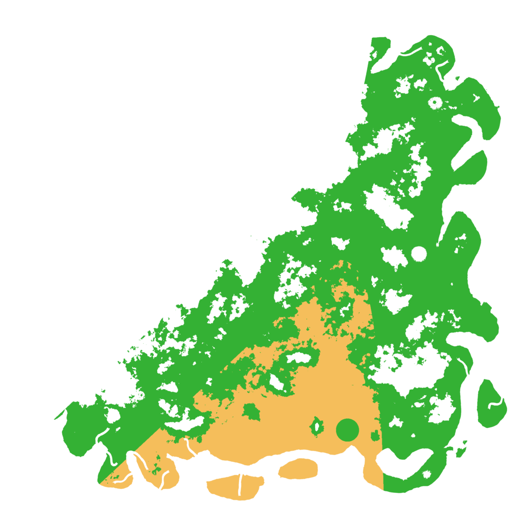 Biome Rust Map: Procedural Map, Size: 6000, Seed: 16988563