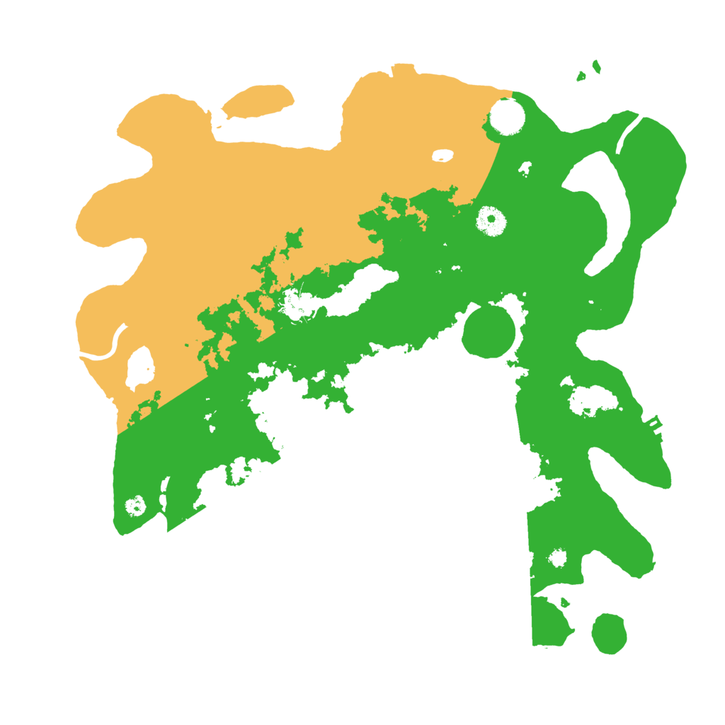 Biome Rust Map: Procedural Map, Size: 3700, Seed: 96012871